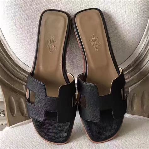 hermes black epsom oran|do hermes sandals run small.